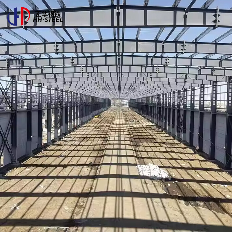 Design and installation of steel structure workshops, durable steel structure workshops with excellent performance