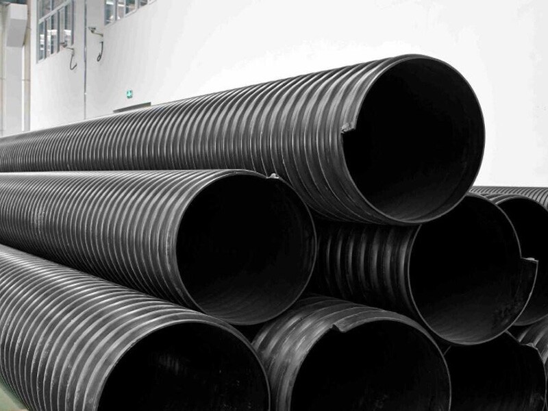 Steel Belt Reinforced Polyethylene (HDPE) Spiral Corrugated Pipe-05