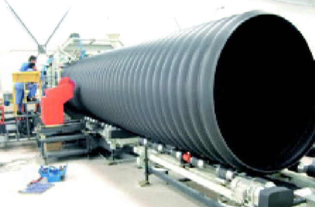 Steel Belt Reinforced Polyethylene (HDPE) Spiral Corrugated Pipe-01