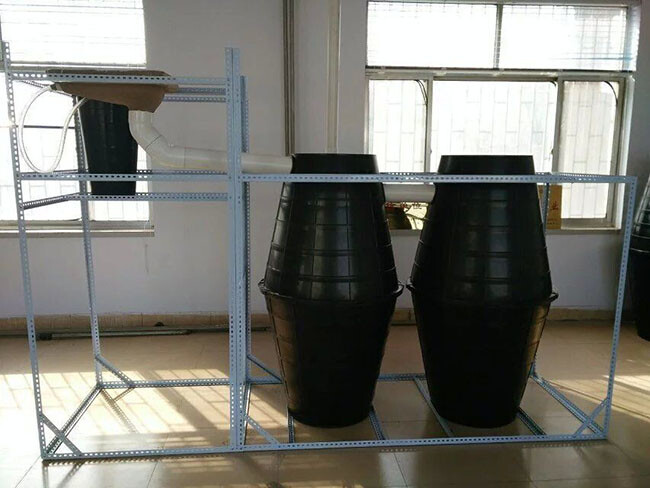 Double Urn Hopper Septic Tank