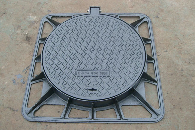 Cast iron manhole cover-07
