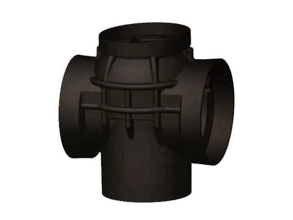 Rainwater Sedimentation Series--Straight-through Well Base