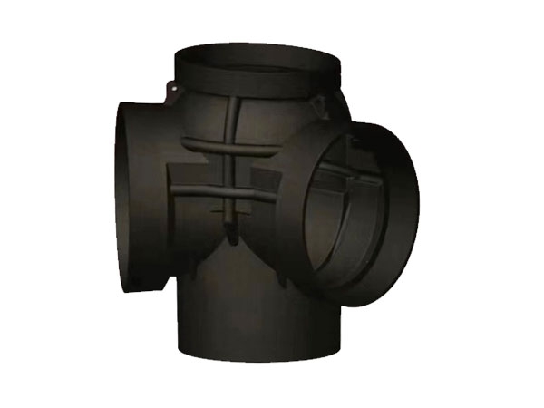 Rainwater sedimentation series--90° elbow well base