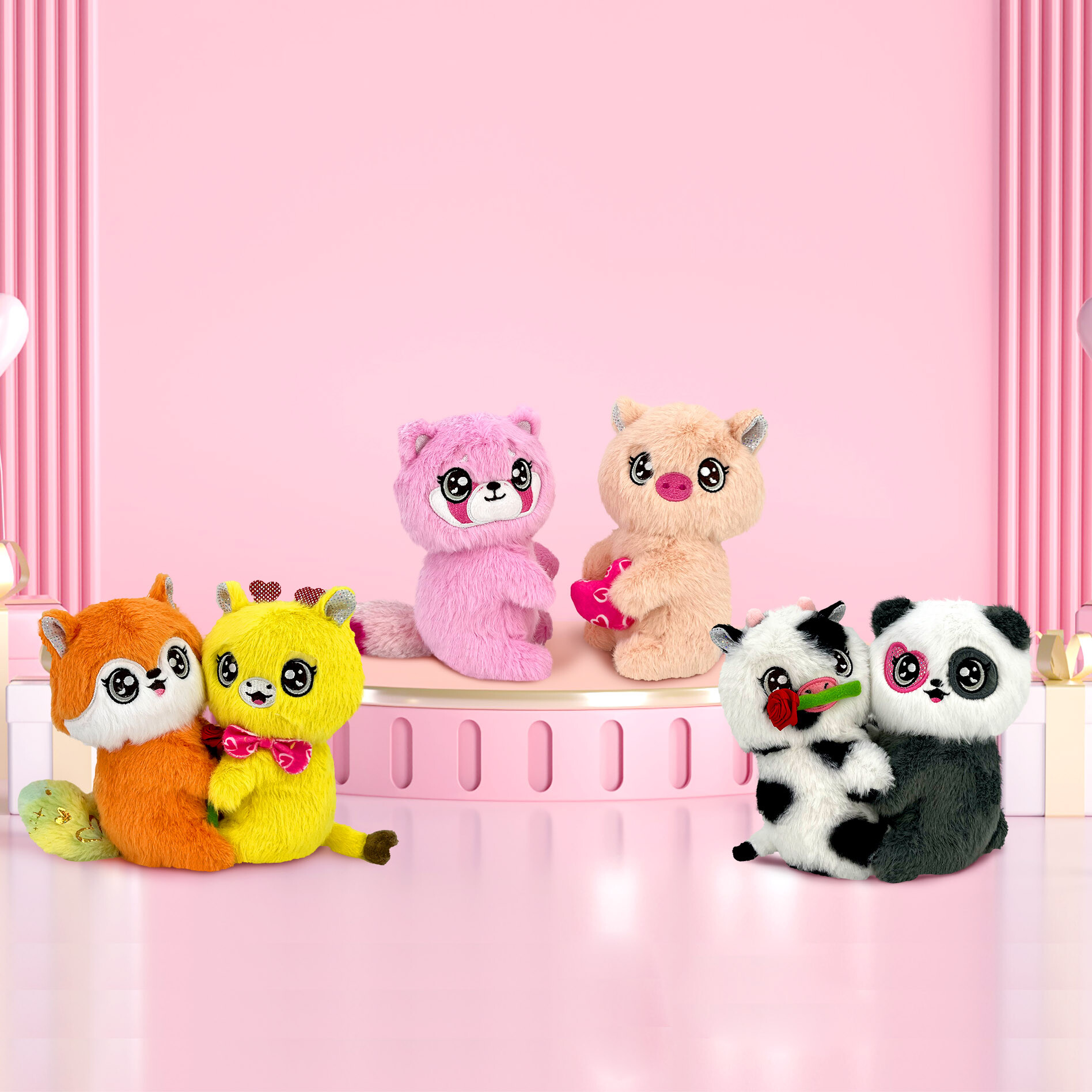 Animal plush toys