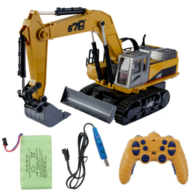 Remote control engineering vehicle