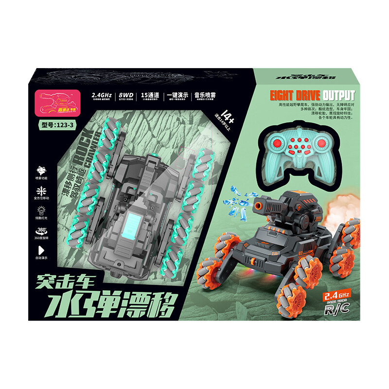 Remote control stunt car