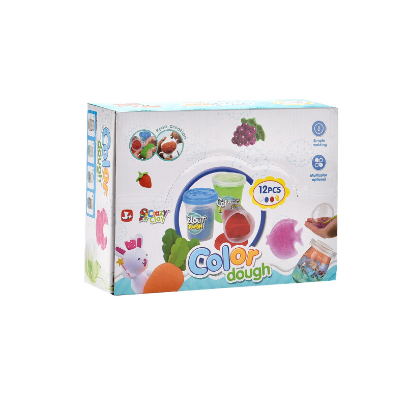 Colored mud and crystal mud