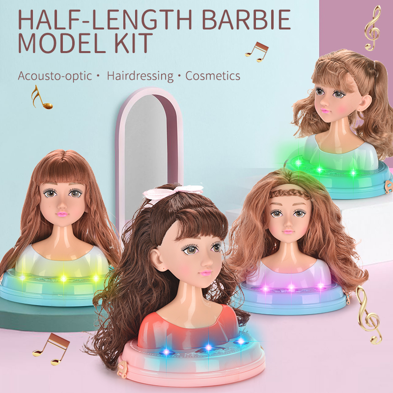 Half-length Barbie model suit with light music 2012292