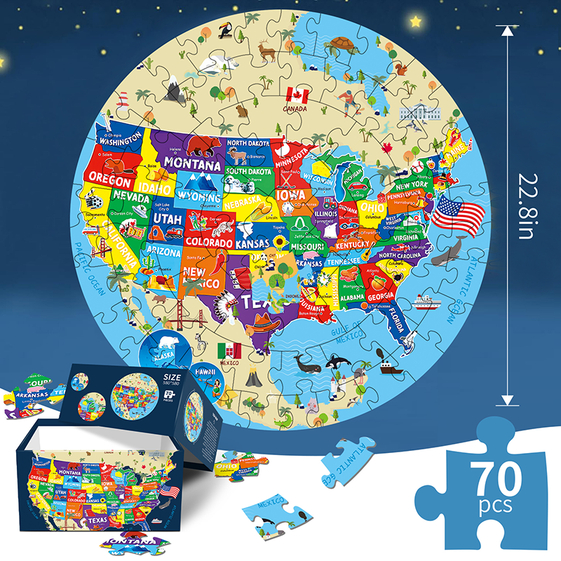 American Map Puzzle 4368320