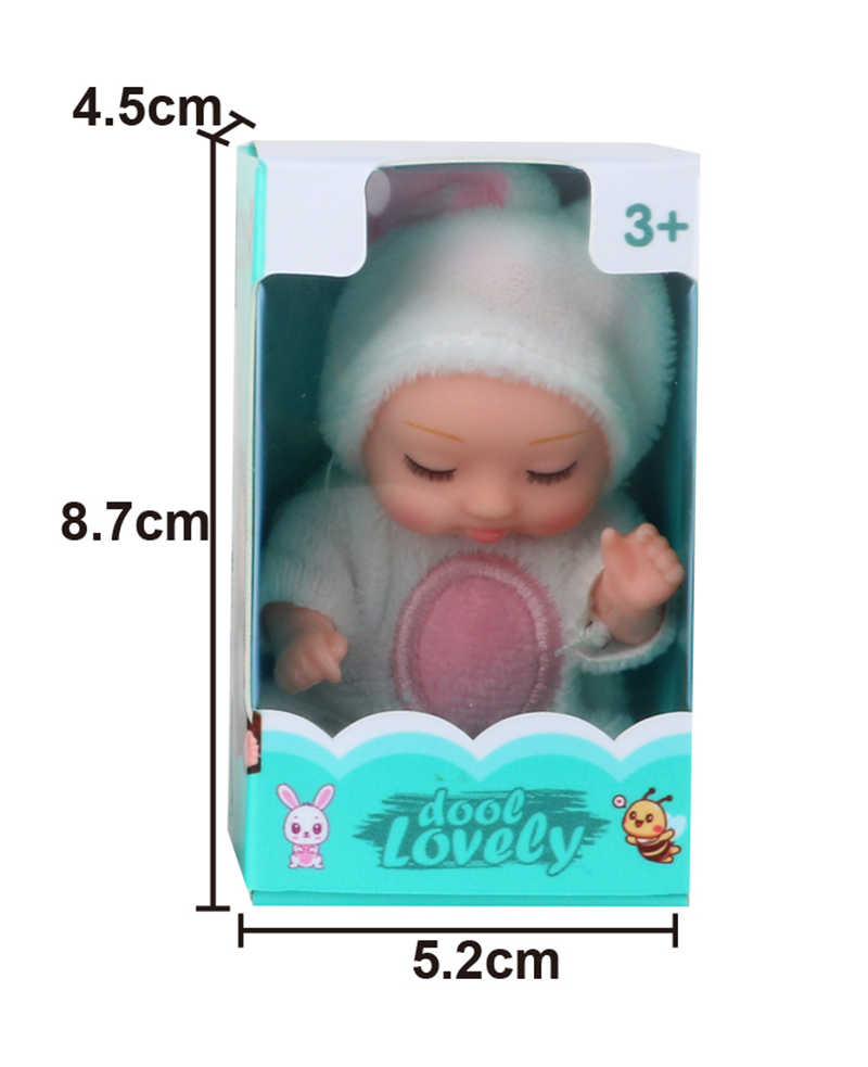 Six Mini Baby Dolls Simulation Rebirth Baby Biomimetic Sleep Boy and Girl Toy Doll Gifts 4399954