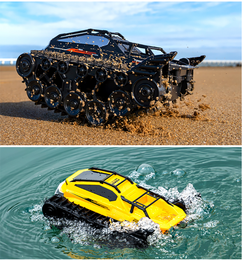 Tracked all-terrain amphibious R/C CAR (proportional throttle) 4799869