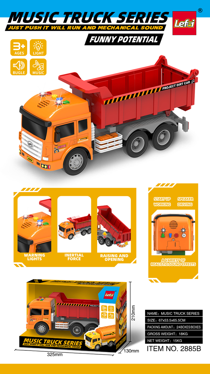 Music Special Vehicle-Engineering Soil Vehicle 4058036