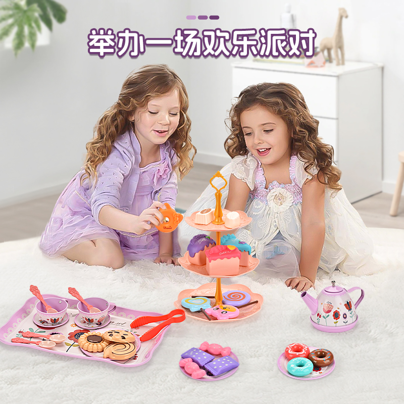 Pink Flower Afternoon Tea Dessert Cake Boutique Set 3669280