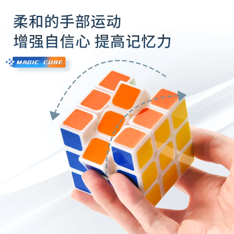 White background thermal transfer third-order MAGIC CUBE GCC(Magic Cube,Rubik's Cube,GANCUBE, MAGIC GAME SET square) 3172244