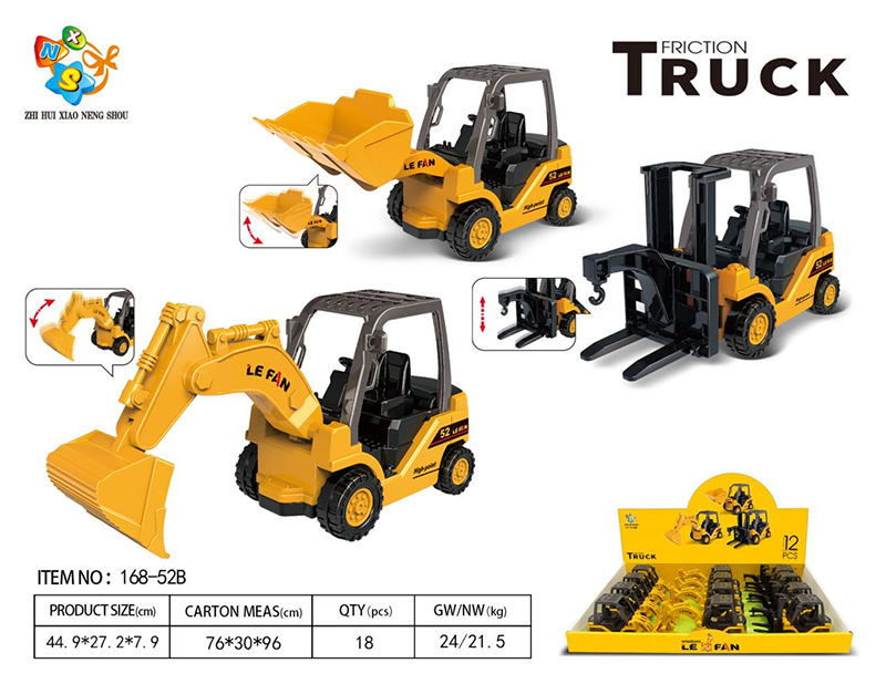  Friction CHILDREN TRUCK 3ASSTED 12 only 1901856