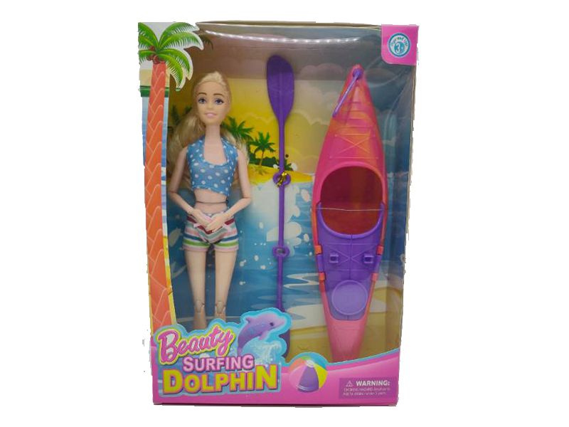 New Fashion Fashion 11.5-Inch 11-Joint Swimsuit Barbie Rowboat 1954903