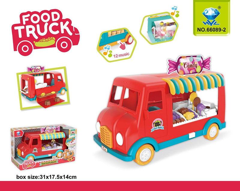 Dessert food truck (light music, package 3AA)  2791161