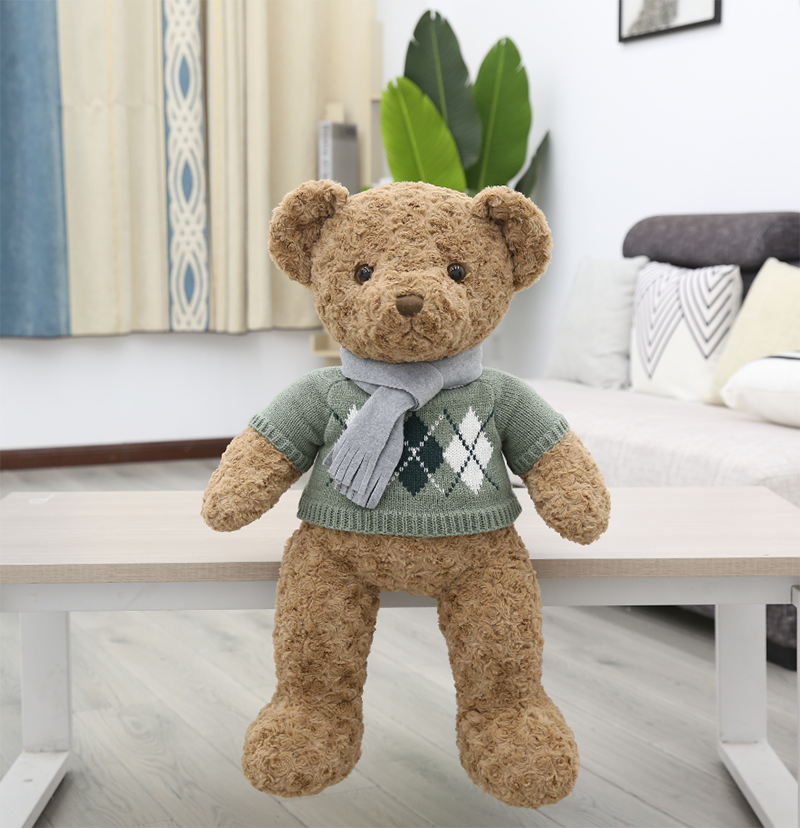 Scarf Sweater Teddy Bear 18DB1061