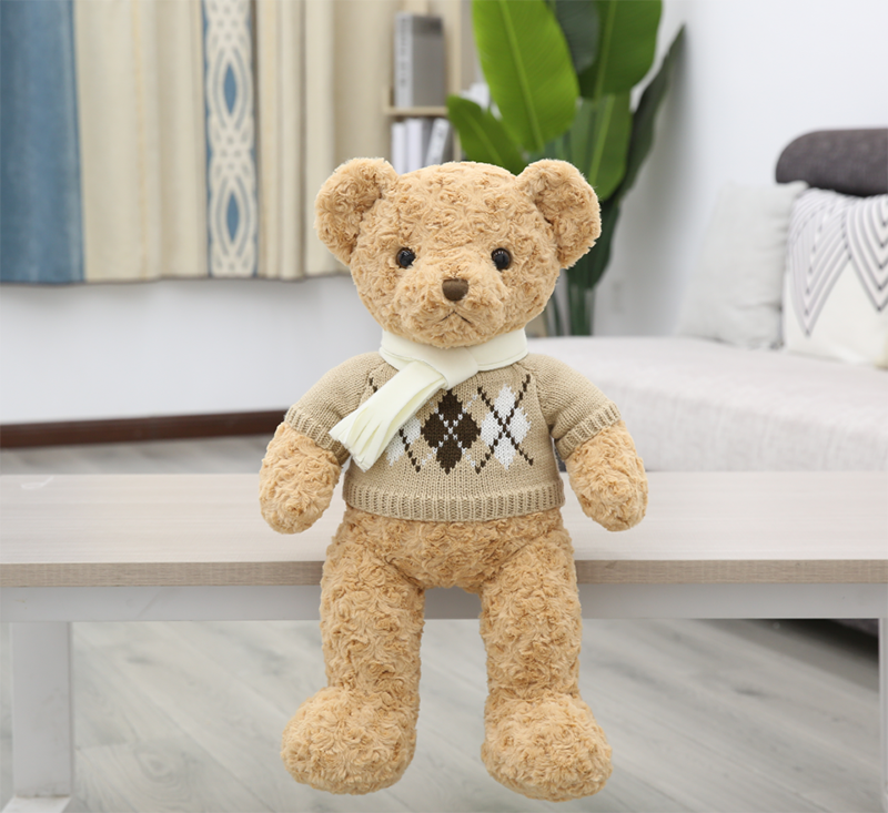 Scarf Sweater Teddy Bear 18DB1061