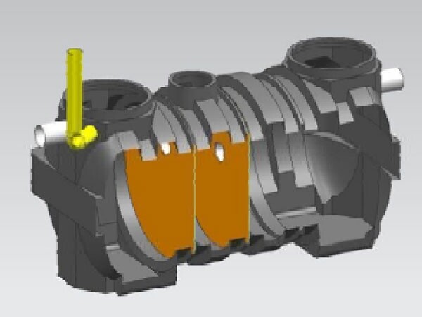 Fosse septique intégrée rotomoulée à trois formats-02