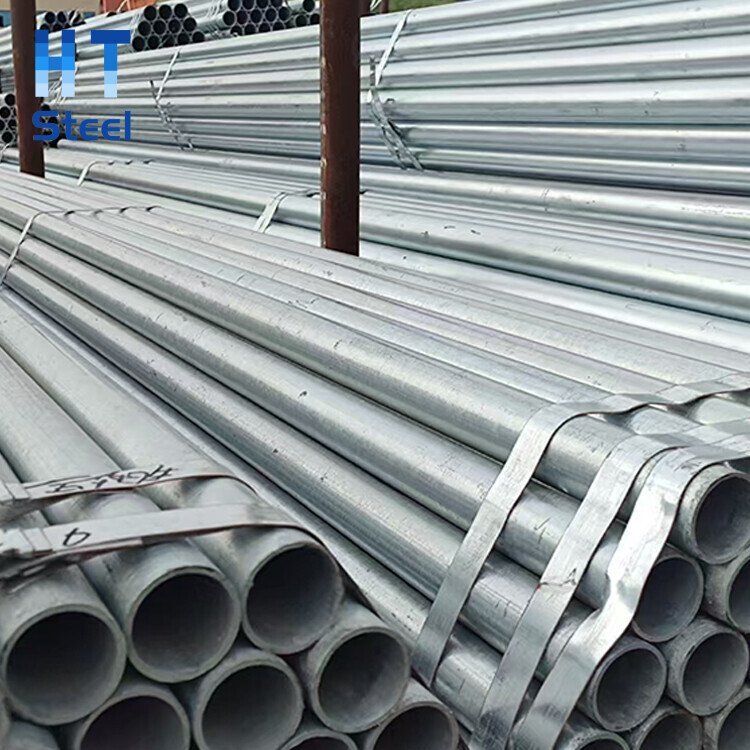 Hot Dipped Galvanized Round Welded Steel Pipe BS1387 DIN2440 ASTM A53 En10255