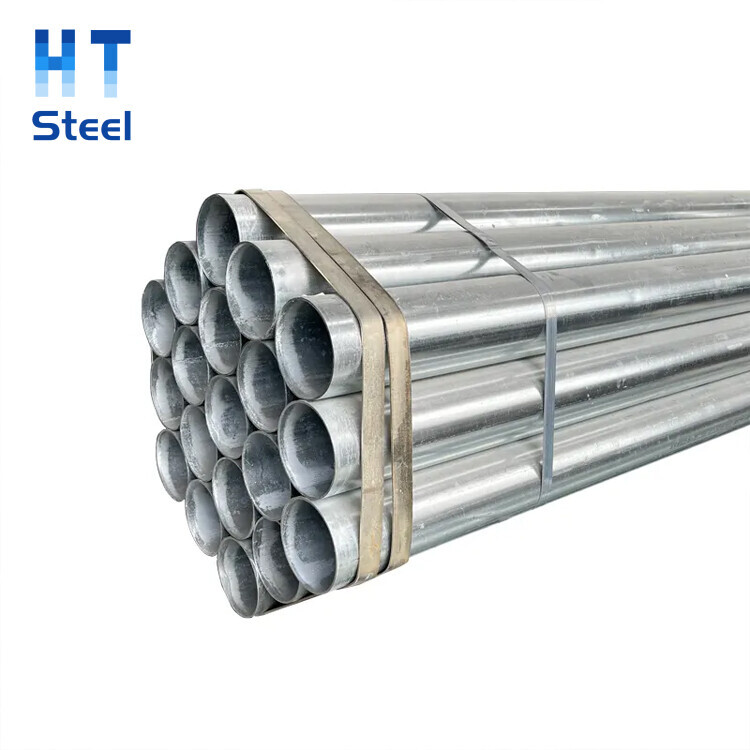 Hot Dipped Galvanized Round Welded Steel Pipe BS1387 DIN2440 ASTM A53 En10255