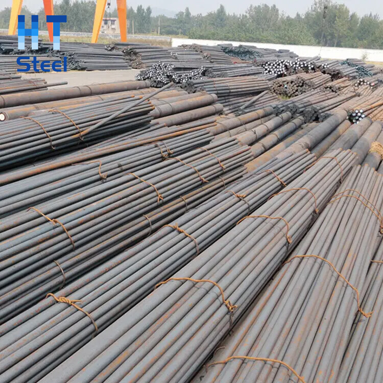Factory Supply AISI A36 Mild 1020 1040 1045 4140 Solid Round Iron Carbon Steel Rod Bar