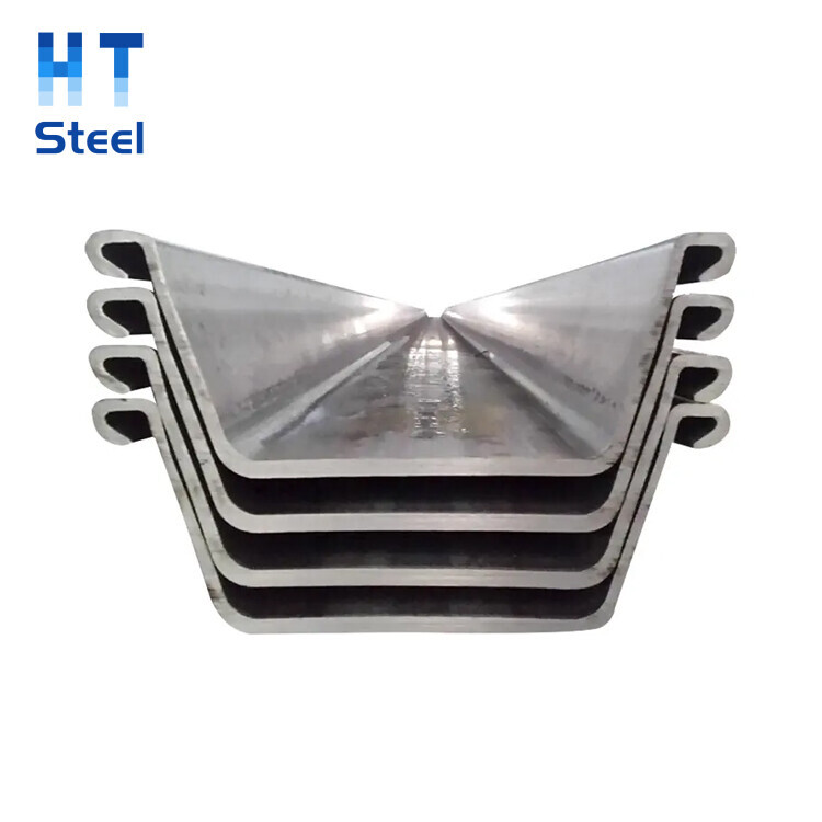 Sy290, Sy390 JIS A5528 400X100X10.5mm Type 2 Hot Rolled U Type Steel Sheet Pile for Construction