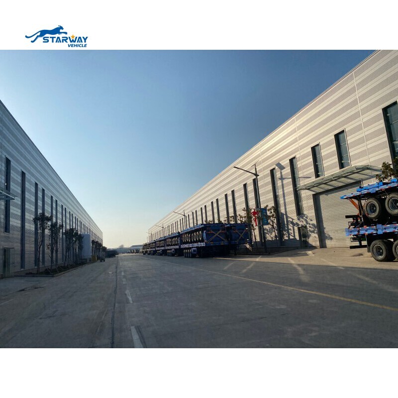 4 Axles 45ft 80 Ton Flatbed Semi Trailer