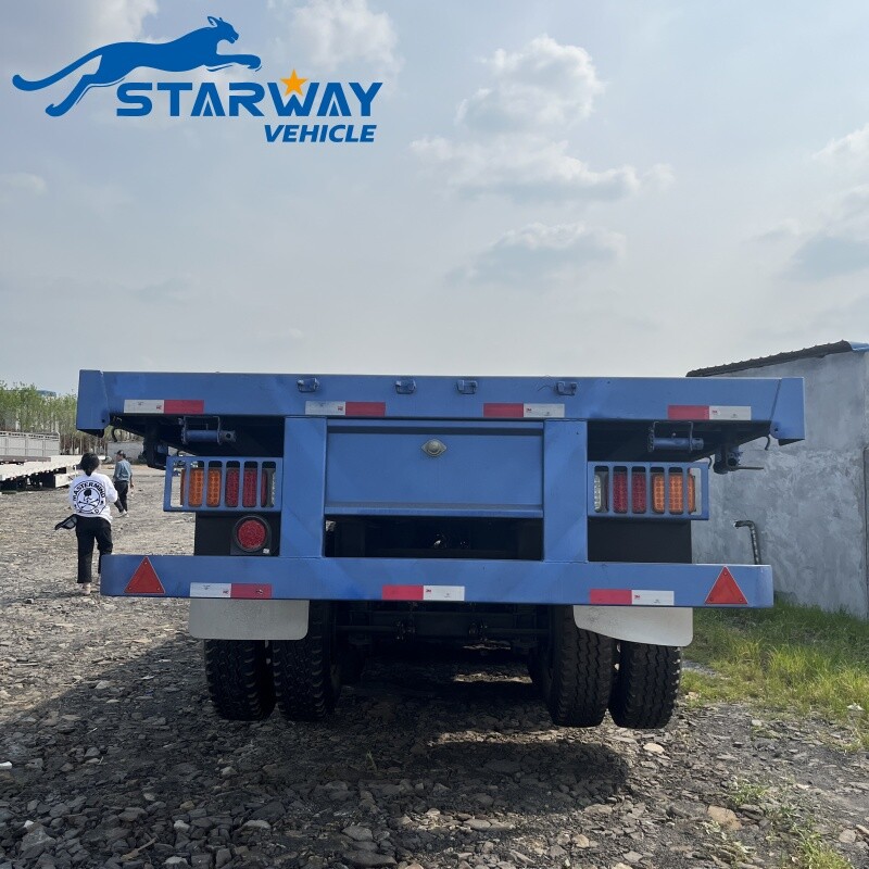 4 Axles 70 Ton Flatbed Trailer 