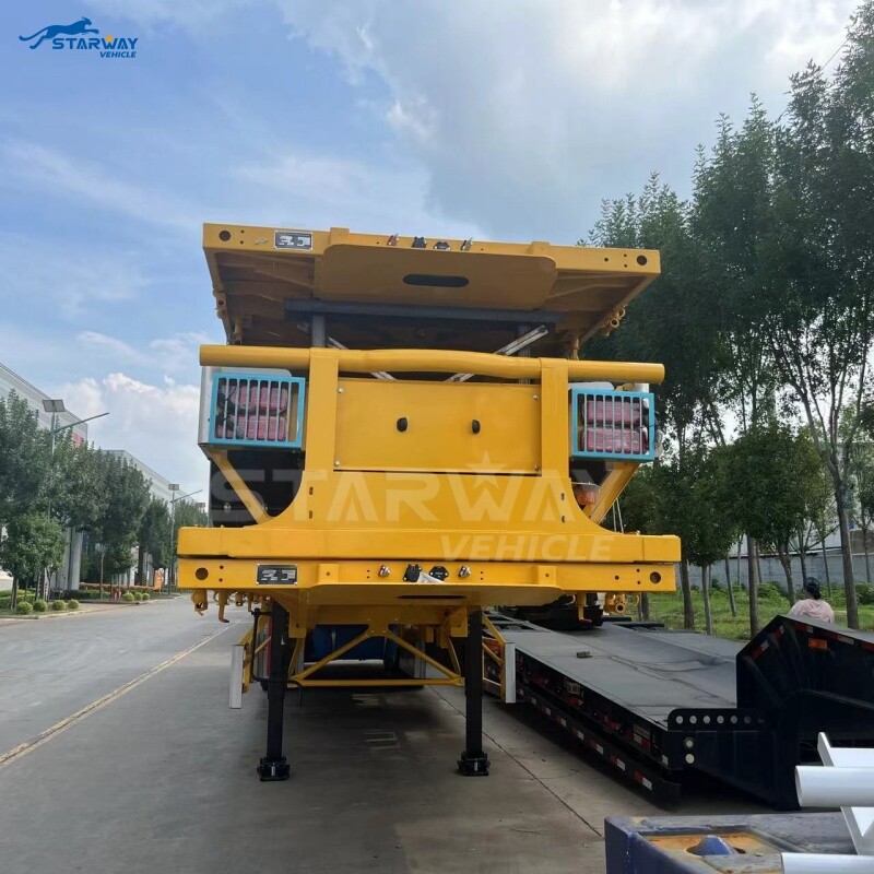 12.5 meter 60 Ton Flatbed Truck Trailer for Sale