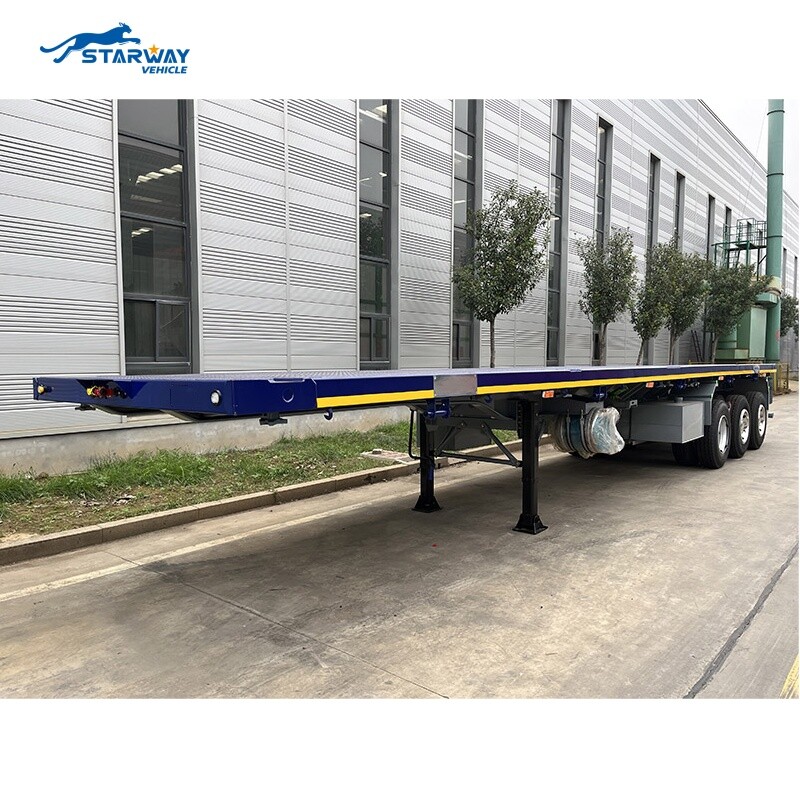 40ft Container Flatbed Semi Trailer For Sale