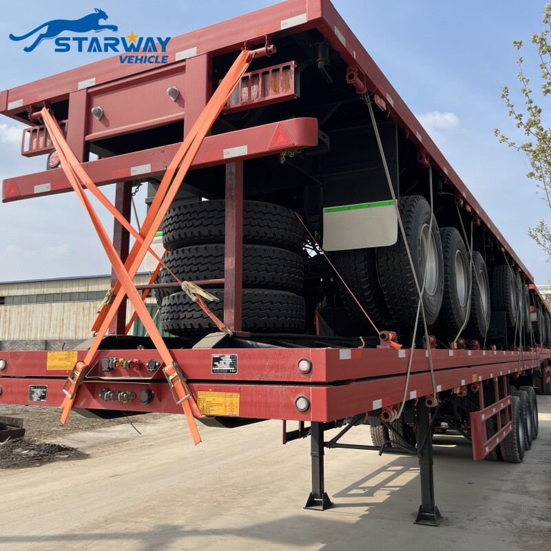 New 40ft Flat Deck Semi Trailer For Sale