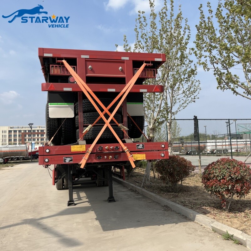 New 40ft Flat Deck Semi Trailer For Sale