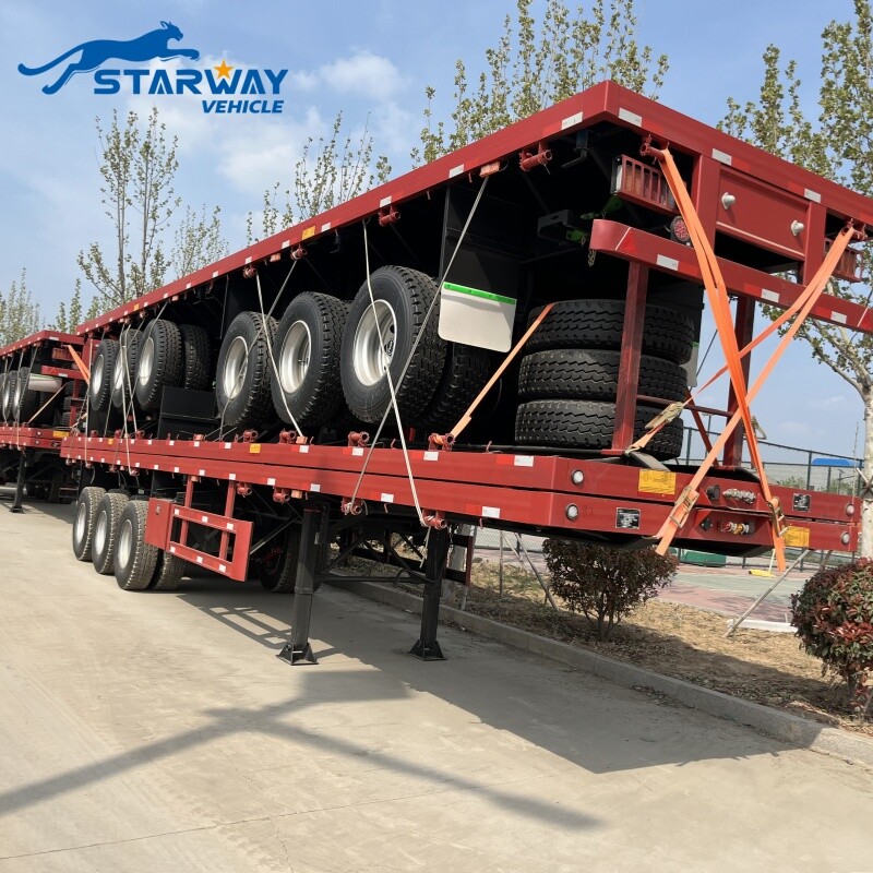 New 40ft Flat Deck Semi Trailer For Sale