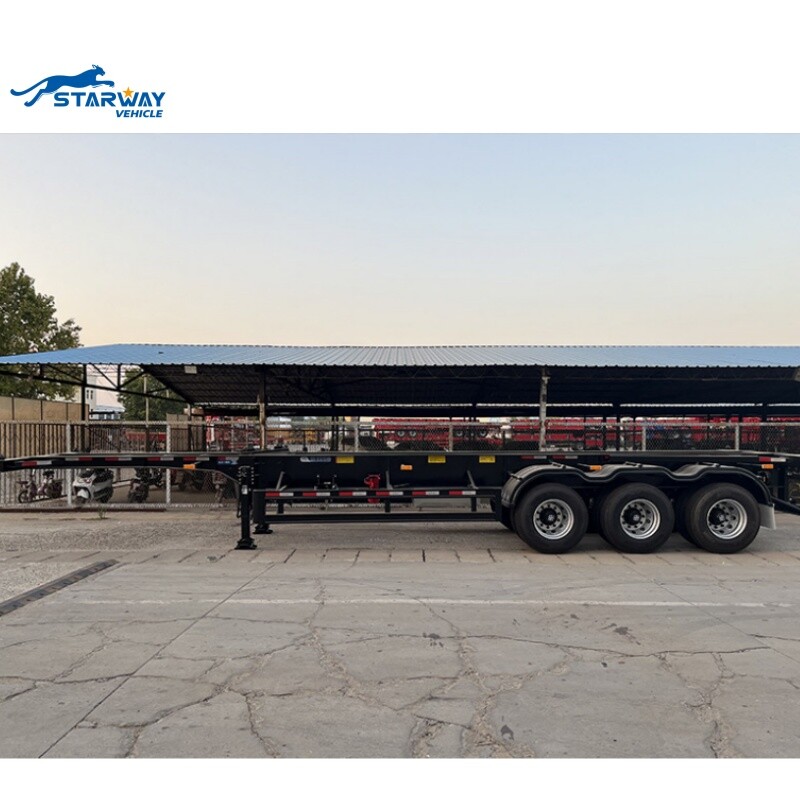40ft Gooseneck Container Skeletal Semi Trailer For Sale