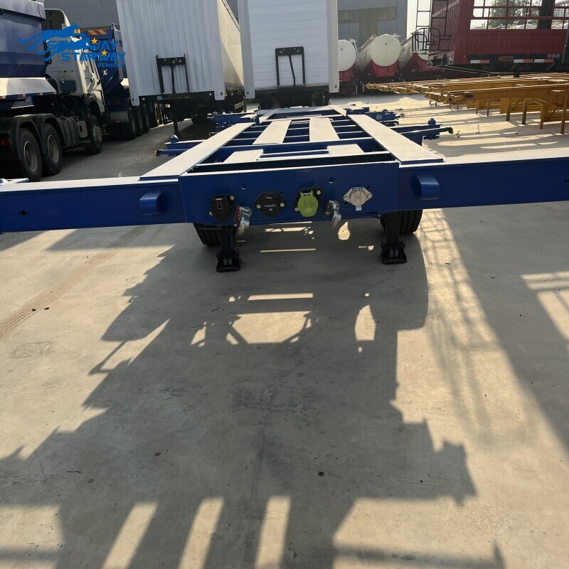 New 40ft Container Transport Skeleton Semi Trailer For Sale