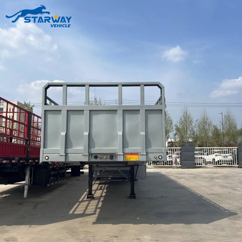13 M Fence Cargo Semi Trailer with container twist locks