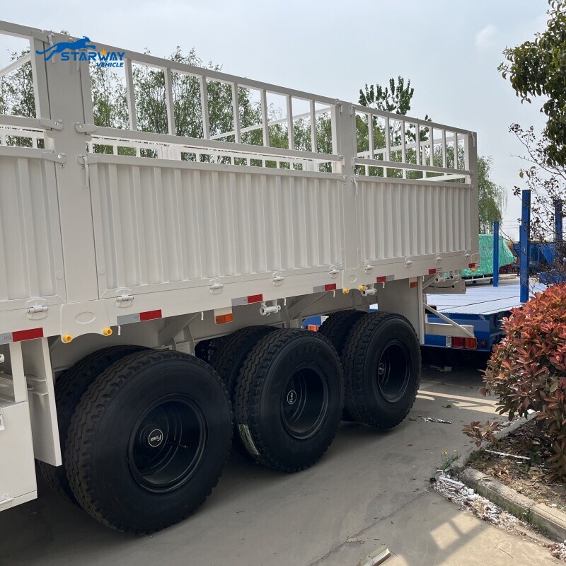 Tri Axle 60 Ton Fence Cargo Trailer