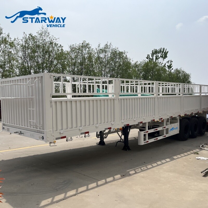 Tri Axle 60 Ton Fence Cargo Trailer