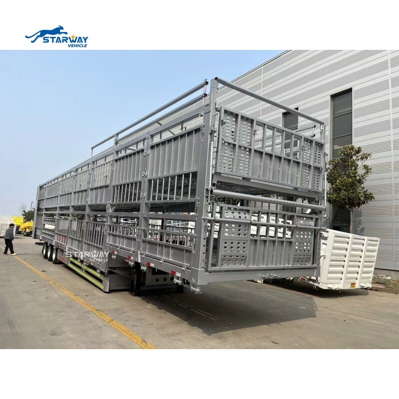 Animal transport  Livestock Fence  Semi Trailer