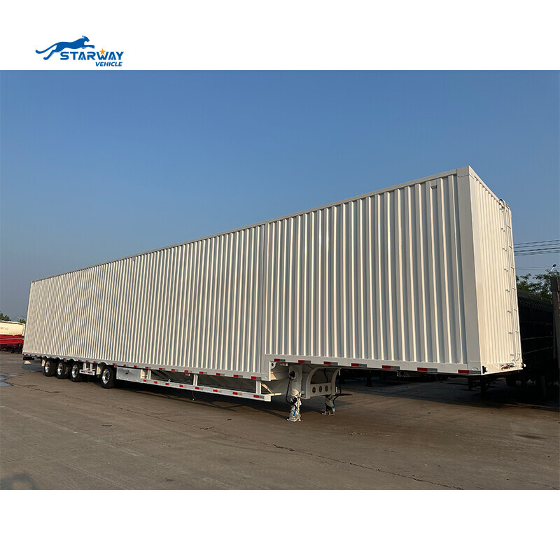 53ft Dry Van Box Semi Trailer for Sale