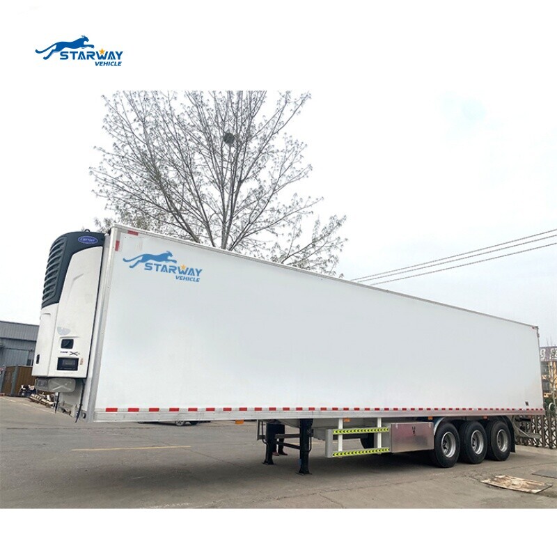 3 axles Refrigerated Trailer For Sale 