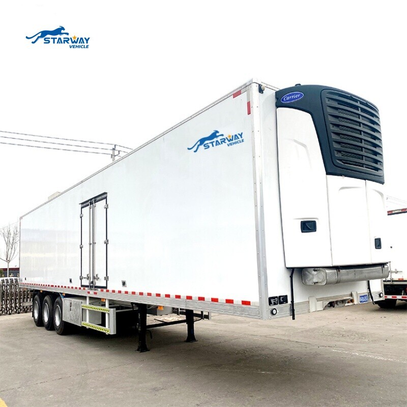 3 axles Refrigerated Trailer For Sale 