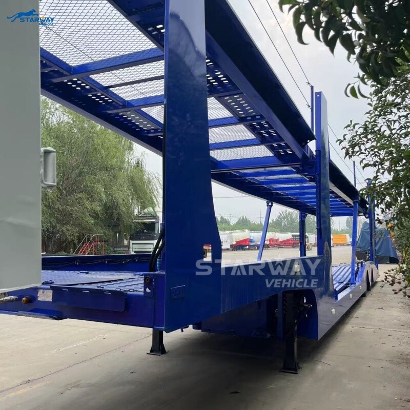 2 Axles 8 Car Carrier Semi Trailer