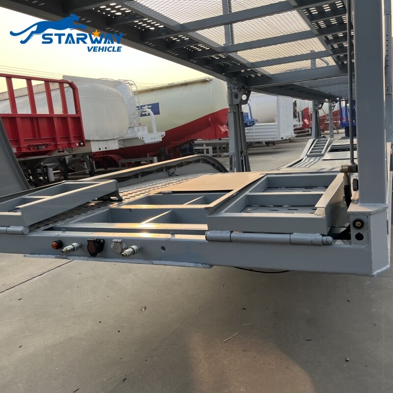 Double Deck 2 Axle Car Hauler Trailer for Sale