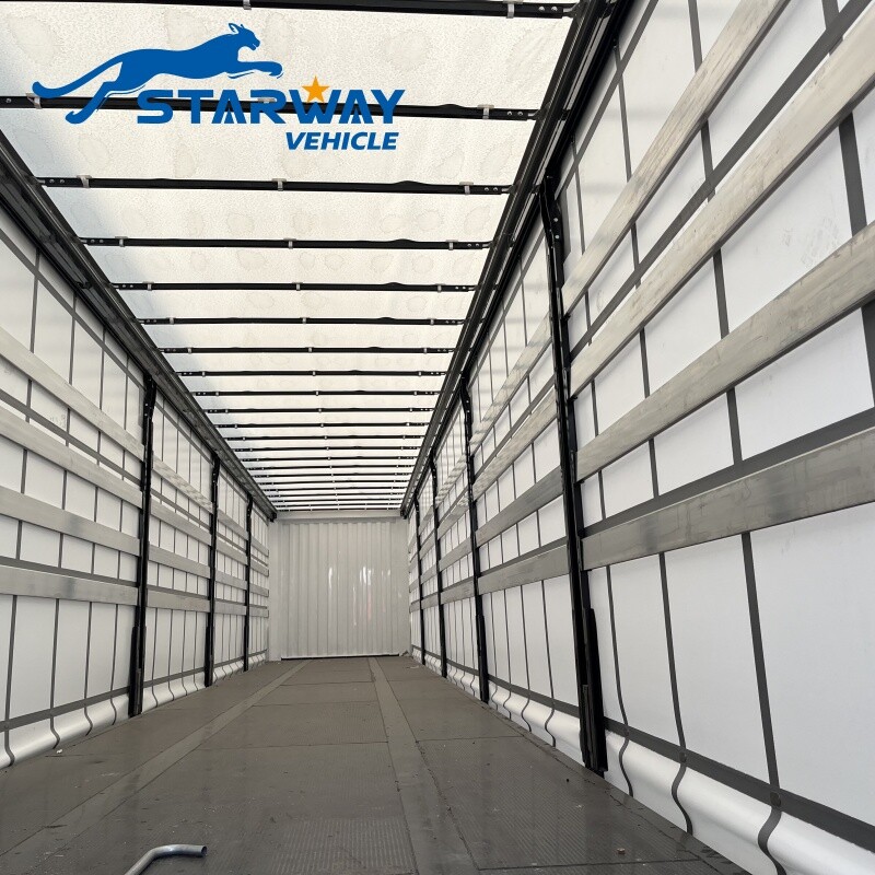 3 Axles 45ft Tautliner Side Curtains Trailer