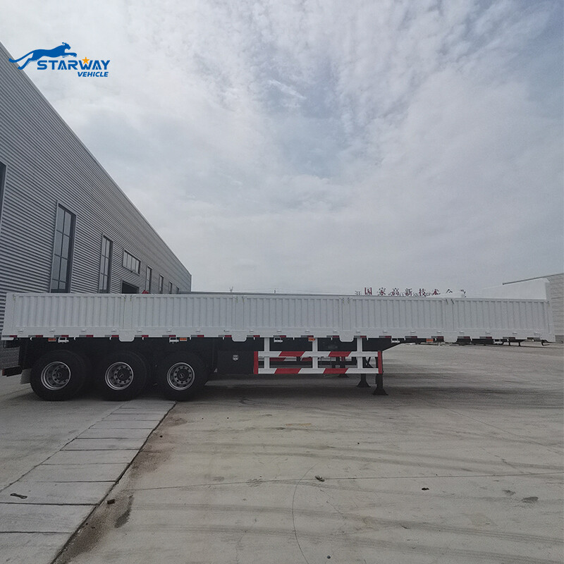 3 Axles 60 Ton Dropside Trailer For Sale