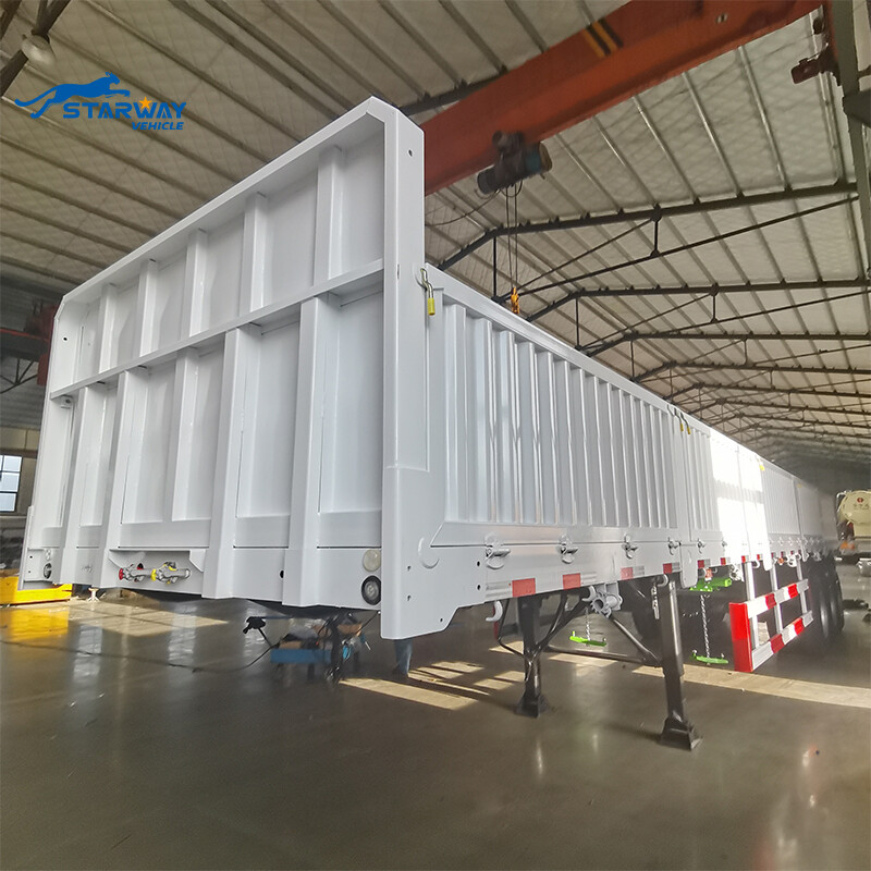 3 Axles 60 Ton Dropside Trailer For Sale