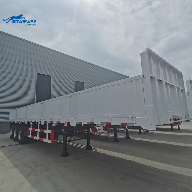 3 Axles 60 Ton Dropside Trailer For Sale